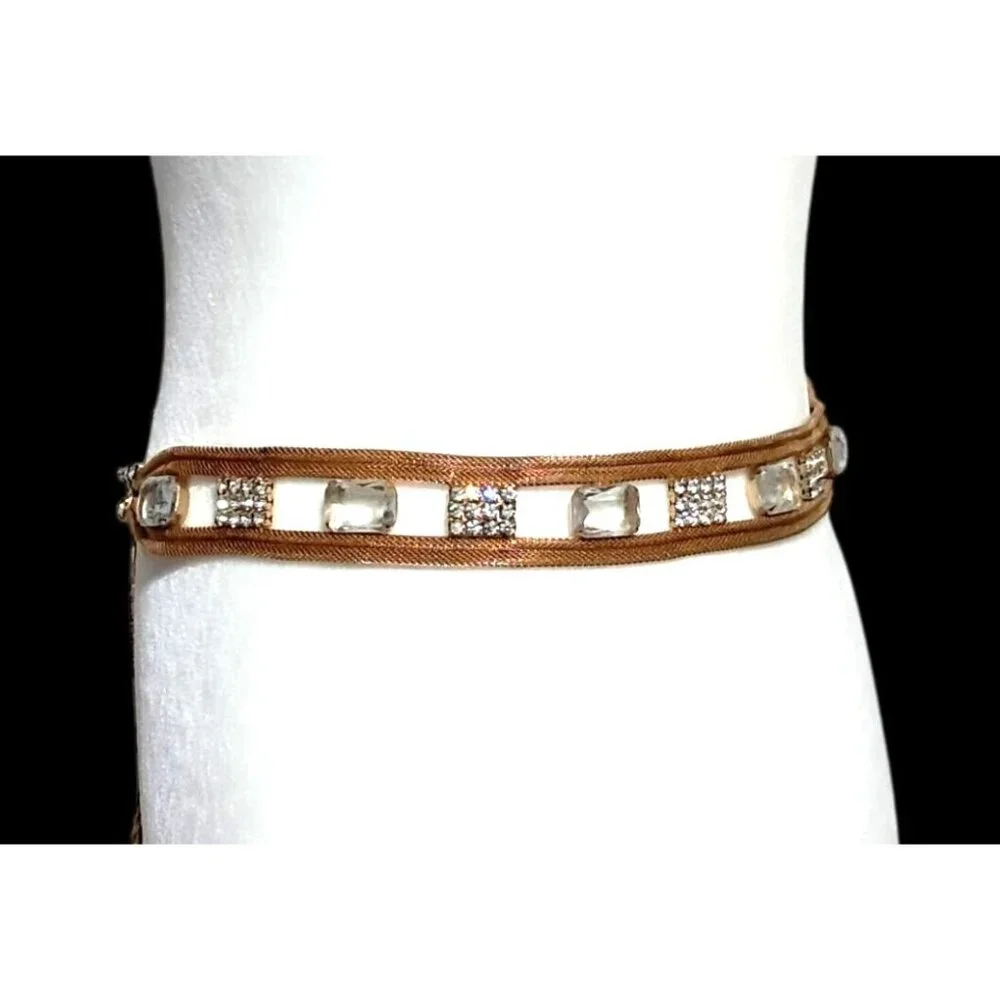 Vintage rhinestone belt